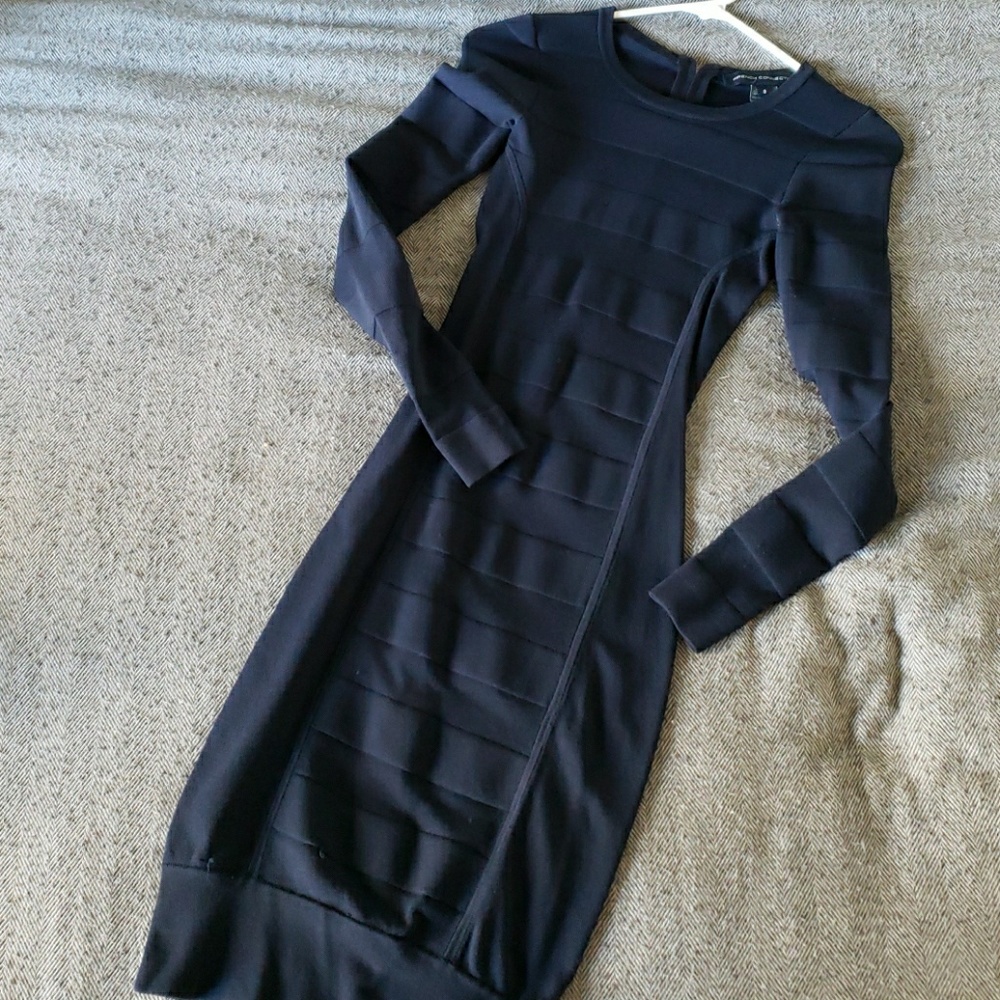 Long sleeve bondage dress